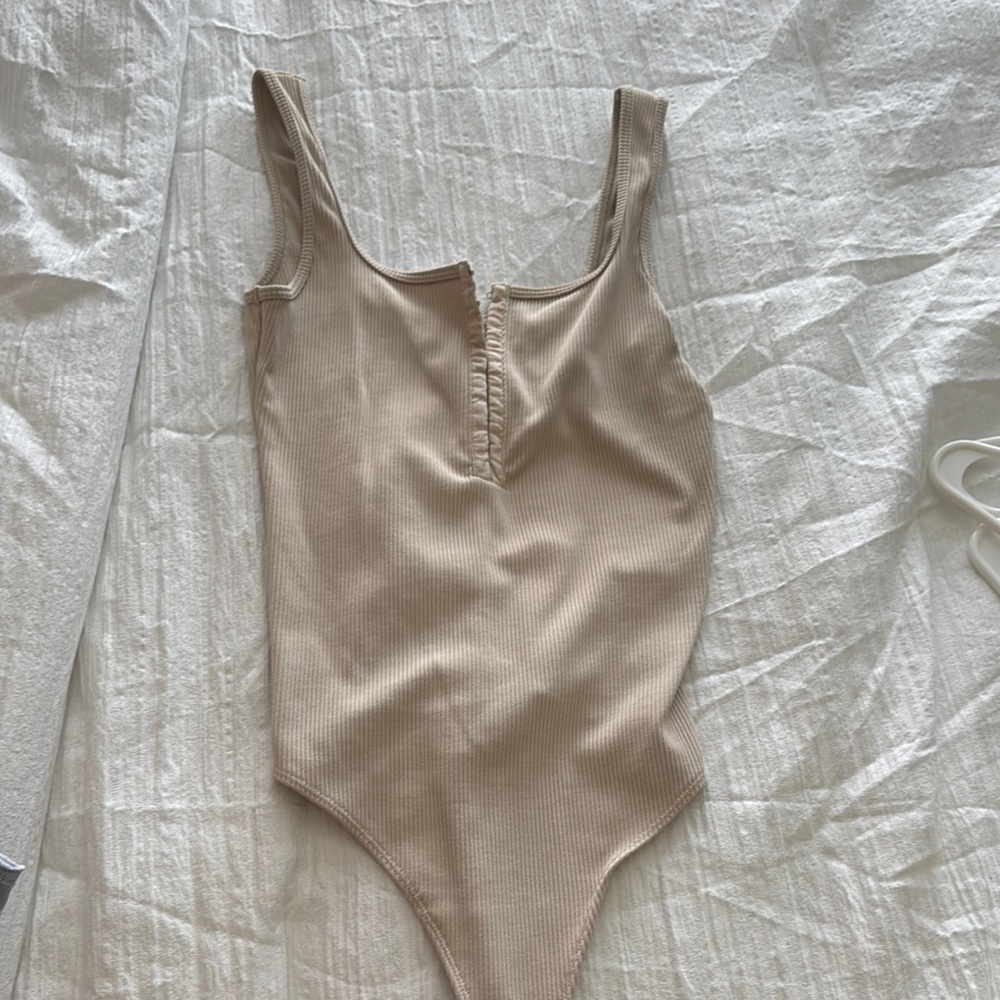 Abercrombie & Fitch Cream Bodysuit
